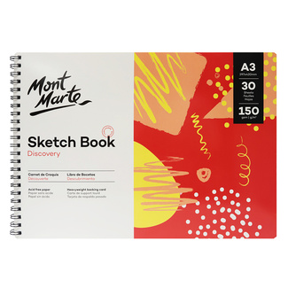 Reeves Hard Back Spiral Bound Sketch Book -Drawing Pad Sketching Paper -  Size A4