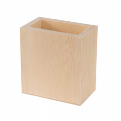 Wooden container, box for pens 100x55x110mm - Decofrog - Art Materials